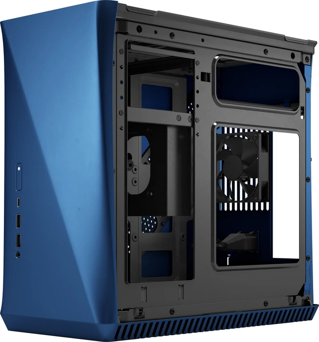 Fractal Design Era ITX Cobalt TG, Glasfenster, Mini-ITX