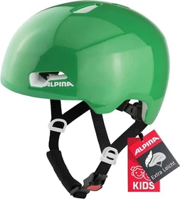 Alpina Hackney Kinderhelm green gloss