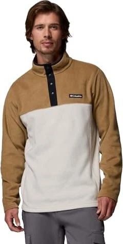 Columbia Steens Mountain II Half Snap Fleece Pullover dark stone/delta/black (Herren)