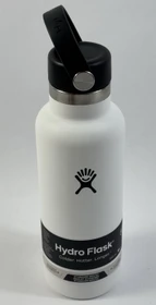 Hydro Flask Standard Mouth Flex Cap Isolierflasche 532ml weiß