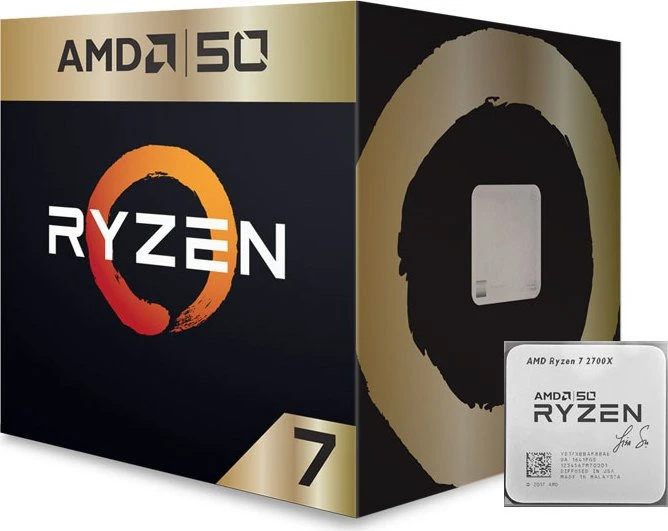 AMD Ryzen 7 2700X Gold Edition, 8C/16T, 3.70-4.30GHz, boxed