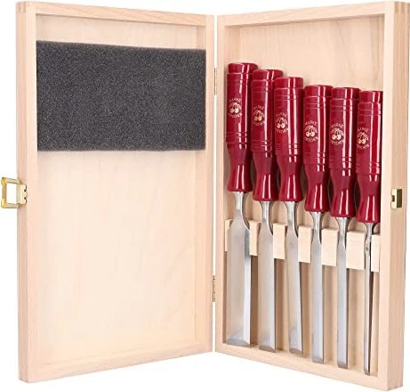 Kirschen 1103 Stechbeitel-Satz inkl. Werkzeugbox, 6-tlg.