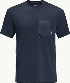 Jack Wolfskin Wanderthirst Funktionsshirt kurzarm night blue (Herren)
