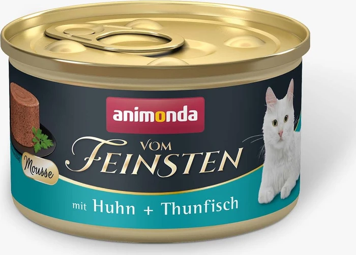 animonda Vom Feinsten, Adult Mousse, mit Huhn + Thunfisch, 1.02kg (12x 85g)
