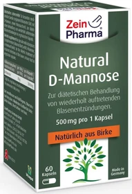 Natural D-Mannose 500mg Kapseln, 60 Stück