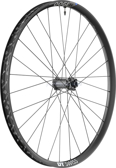 DT Swiss H 1900 Spline 28H 20mm/35mm 27.5" 15x110 TA 6-Loch Disc Vorderlaufrad schwarz