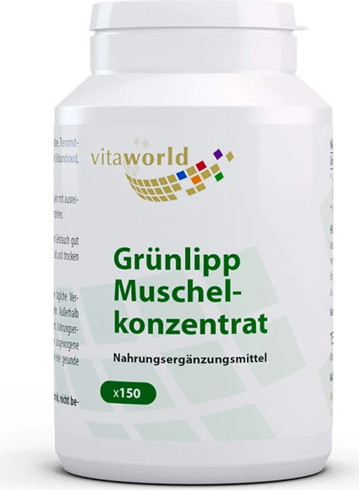 vitaworld Grünlippmuschelkonzentrat Kapseln, 120 Stück