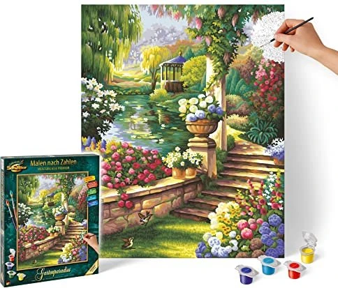 Schipper Arts & Crafts Malen nach Zahlen Gartenparadies