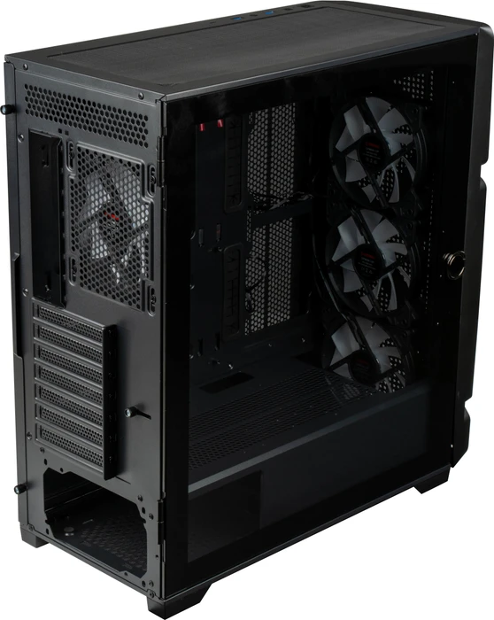 Enermax Marbleshell MS31 Midnight Black, schwarz, Glasfenster