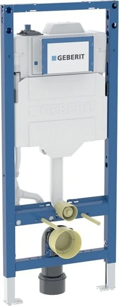Geberit Duofix Element für Wand-WC, 120cm, mit Sigma UP-Spülkasten 12cm, mit HS30 Hygienespülung - 1 Wasseranschluss