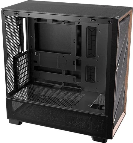 Antec Flux, schwarz/braun, Glasfenster
