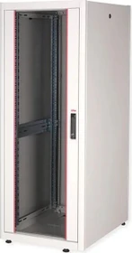 Roline / Secomp Basic 19" Netzwerkschrank 32HE, montiert, Glastür, IP20, RAL 7035, 800mm tief