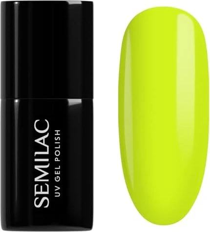 Semilac UV Nagellack Hybrid 565 neon yellow, 7ml