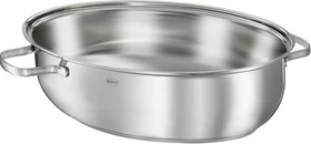 Rösle Elegance Bräter oval inkl. Deckel/Fischpfanne 41x28.5cm 8l