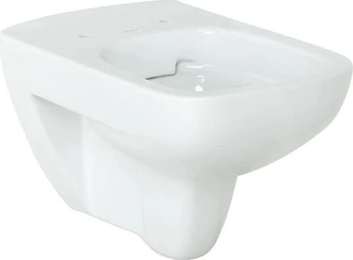 Geberit Renova Plan Wand-WC Tiefspüler, Rimfree weiß