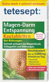 Tetesept Magen-Darm-Entspannung Kautabletten, 20 Stück