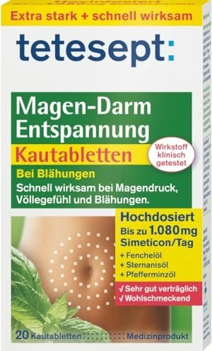 Tetesept Magen-Darm-Entspannung Kautabletten