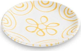 Gmundner Keramik Gelbgeflammt Dessertteller Cup 20cm