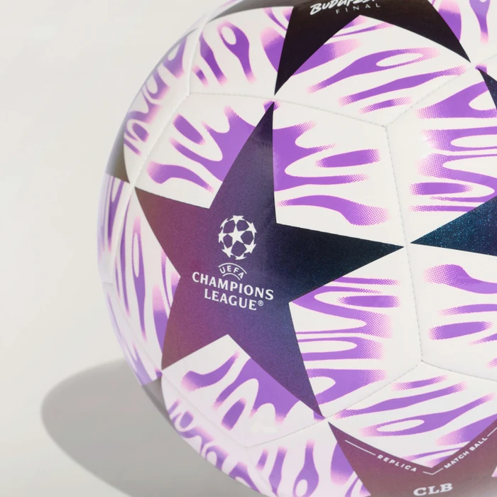 adidas UCL Budapest 2026 League Final Club Fußball white/shock purple