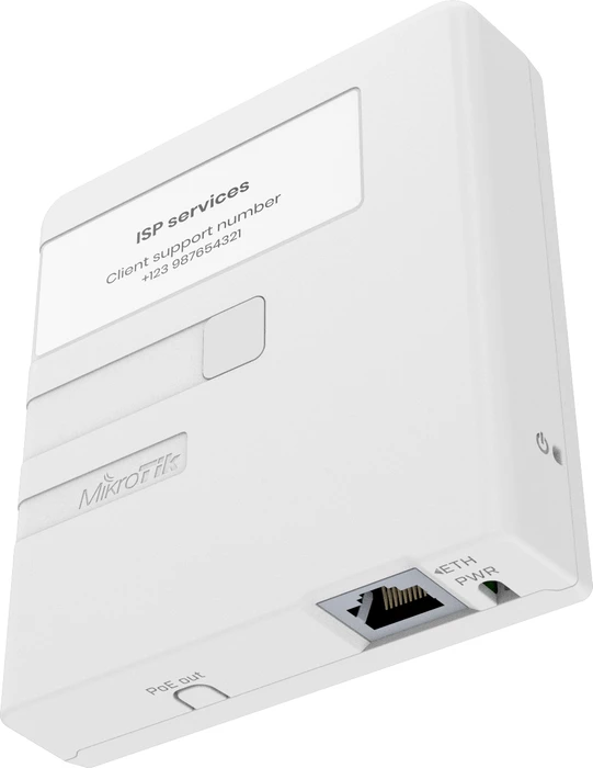 MikroTik Wallmount Gigabit LAN-Konverter, 2x RJ-45, 1x SFP, PoE PD