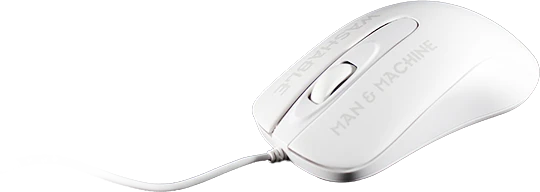 Man & Machine C Mouse washable, weiß, USB