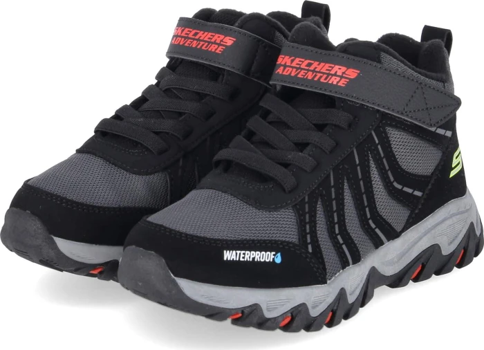 Skechers Waterproof: Rugged Ranger - Storm Trail schwarz/rot (Junior)