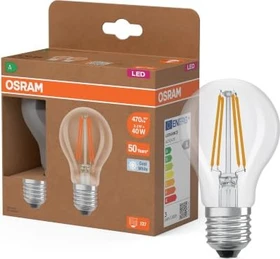 Osram LED SUPERSTAR+ CLASSIC A FIL 40 EECA 2.2W/840 E27, 2 Stück