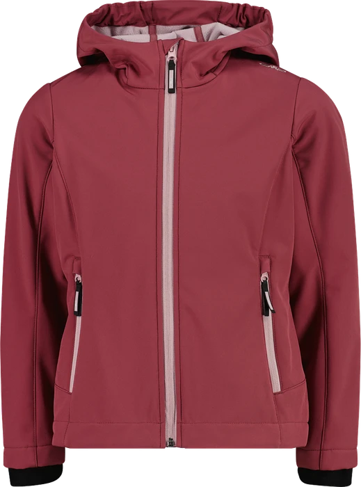 CMP Softshell Melange Fix Hood Funktionsjacke peony (Junior)