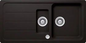 Schock Formhaus D-150L Unterbau Becken reversibel nero