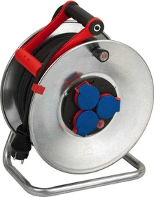 Brennenstuhl Garant S Kabeltrommel, Schuko auf 3x Schuko, 50m, IP44, H05RR-F 3G1,5