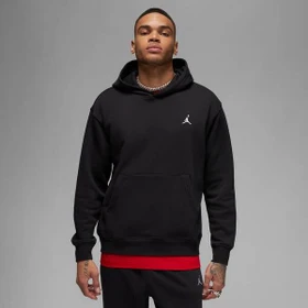 Nike Jordan Brooklyn Fleece Hoodie schwarz/weiß