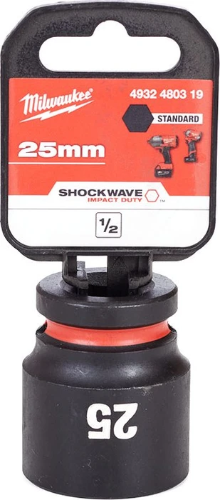 Milwaukee Shockwave Außensechskant Steckschlüssel 1/2", 25x42mm, 1 Stück
