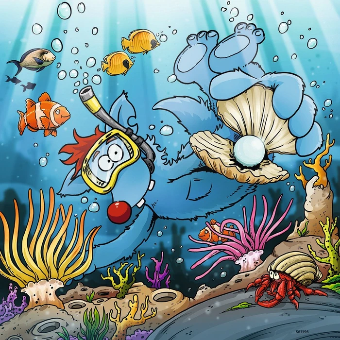 Ravensburger Puzzle Woozle Goozle im Weltall, Labor und unter Wasser