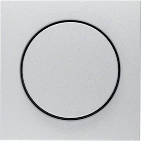 Berker S.1/B.3/B.7 Zentralstück für Drehdimmer/Drehpotenziometer, alu matt