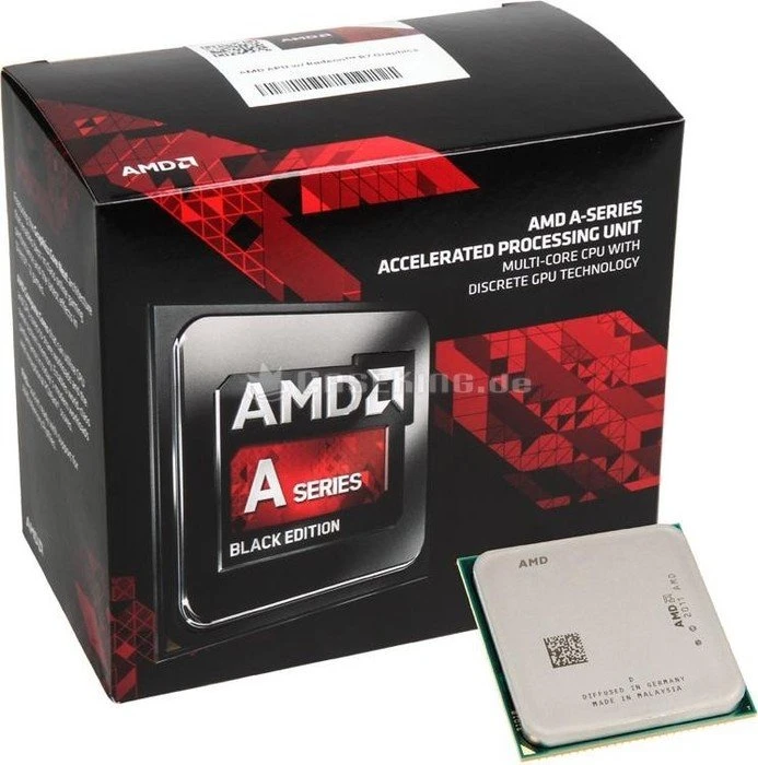 AMD A10-7860K Black Edition, 4C/4T, 3.60-4.00GHz, boxed mit Cooler Master HK8-00005