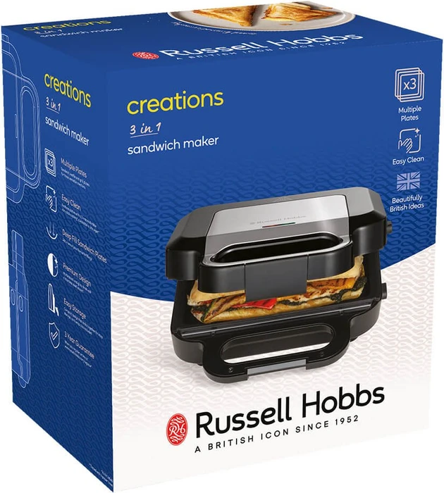 Russell Hobbs Creations 3in1 Sandwichgrill