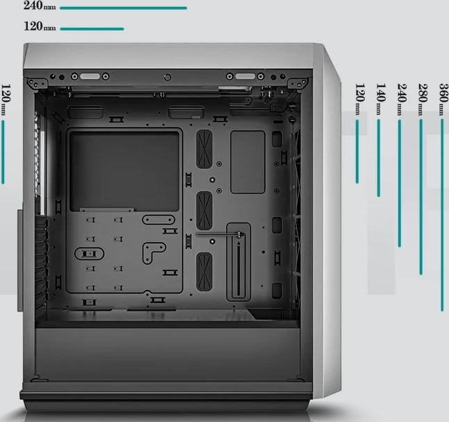 DeepCool CL500 4F, Glasfenster