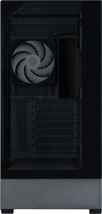 Zalman P40 Prism Black, schwarz, Glasfenster