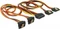 DeLOCK 15-Pin SATA Strom Stecker auf 4x 15-Pin SATA Strom Buchse, Adapterkabel, 2x gewinkelt, 50cm Vorschaubild