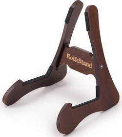 Warwick RockStand Wood A-Frame Stand für Akustik-Gitarre/Bass brown oak finish