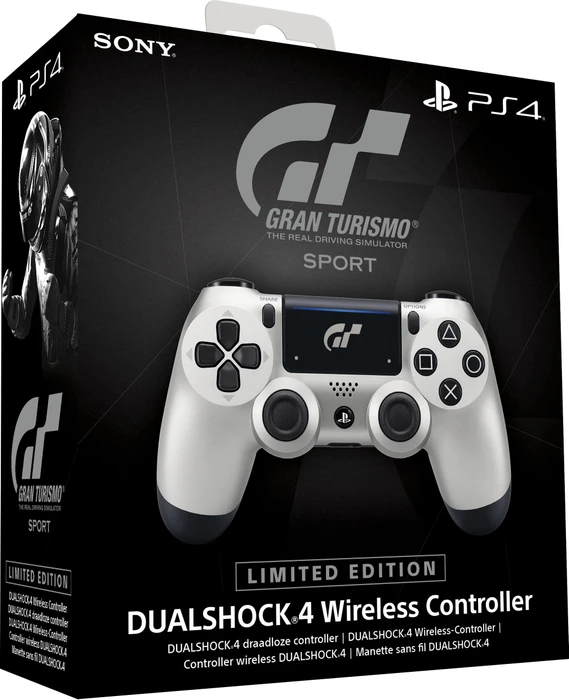 Sony DualShock 4 2.0 Controller wireless GT Sport Limited Edition silber (PS4)