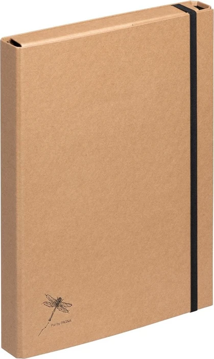 Pagna Sammelbox A4 Pur Gummizugverschluss natur
