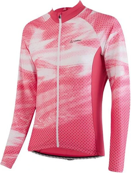 Löffler Nebula Bike Trikot langarm rot (Damen)