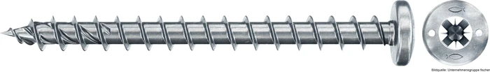fischer PowerFast FPF II PZF BC 100 PZ2 Spanplattenschraube, 5x60mm, 100 Stück