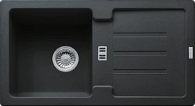 Franke Strata STG 614-78 Einbau Becken rechts mit Ablauffernbedienung onyx