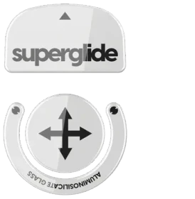 Pulsar Gaming Gears Superglide (Type-S) für Logitech G PRO X SUPERLIGHT, weiß