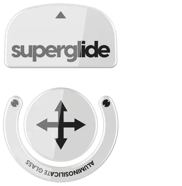 Pulsar Gaming Gears Superglide (Type-S) für Logitech G PRO X SUPERLIGHT, weiß