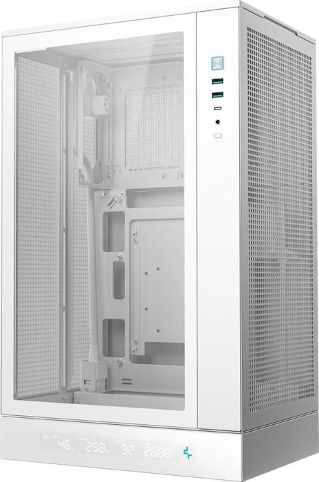 DeepCool CH270 DIGITAL WH, weiß, Glasfenster