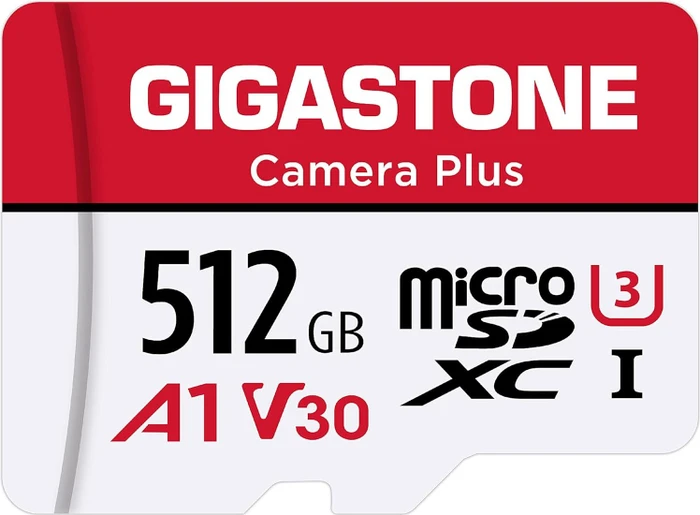 Gigastone Camera Plus R100/W80 512GB Kit, UHS-I U3, A1, Class 10