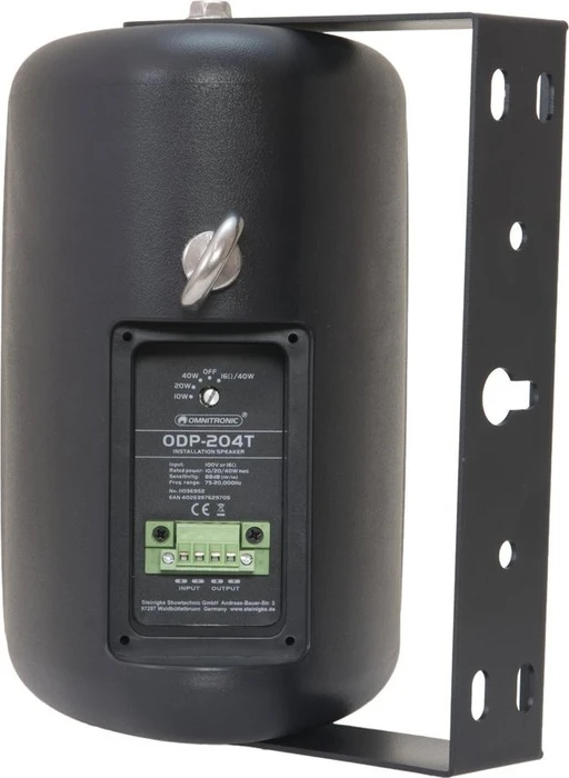 Omnitronic ODP-204T 100V schwarz, Paar